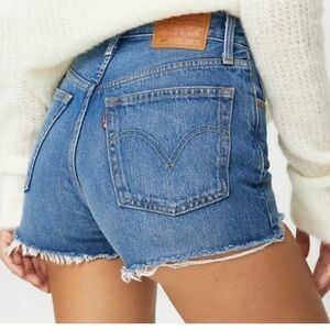 Levi 501 Button Fly Jean Shorts